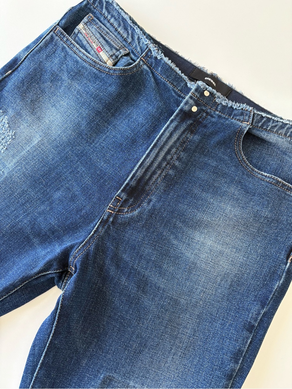 Diesel De-Doras Patchwork Bootcut Jeans - Picture 5 of 8